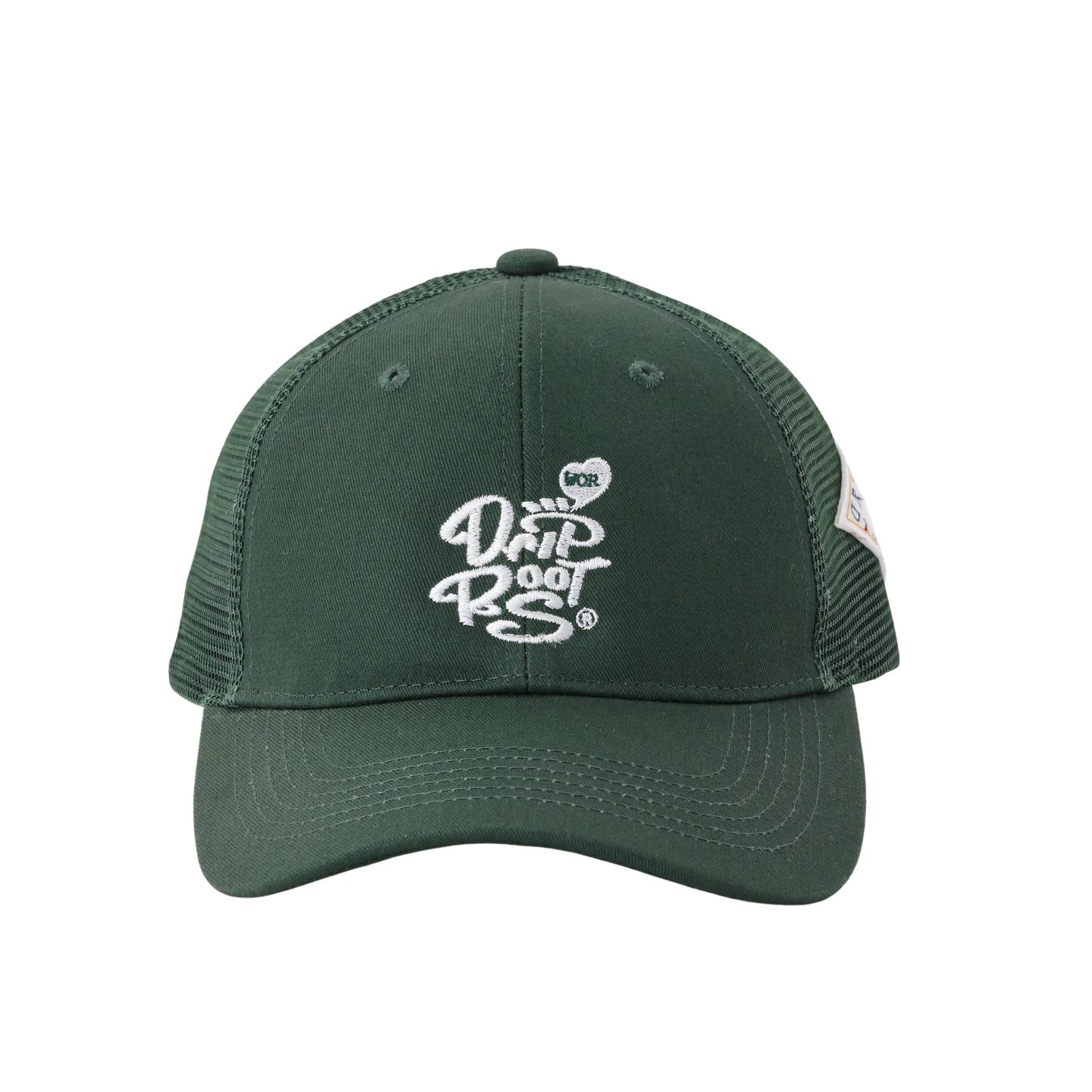Side patch mesh hat