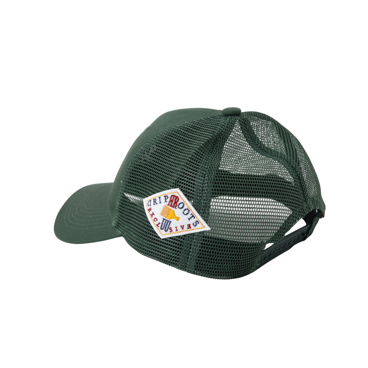 Side patch mesh hat